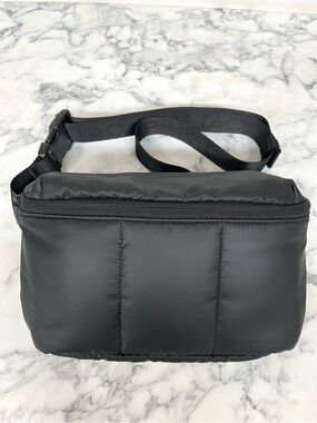 Calpak Luka puffer belt bag travel unisex black